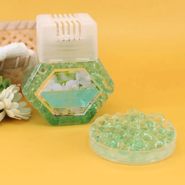 Botella de Perfume automática con cuentas de Gel de cristal, desodorante de Aroma elegante, ambientador de aire para coche