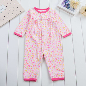Liquidation sur ramper costume décontracté agneau bébé barboteuse 100% coton tricoté motif Animal pour les nouveau-nés d'automne - Product Image 1