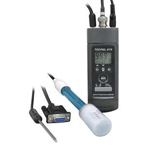 เครื่องวัดค่า PH/mV/อุณหภูมิแบบดิจิตอล PH-870 TECPEL พร้อมอินเทอร์เฟซ RS-232 รองรับ OEM/ODM ปรับแต่งได้ ความแม่นยำสูง 0.01pH จอแสดงผล 3 1/2 หลัก - Product Image 1
