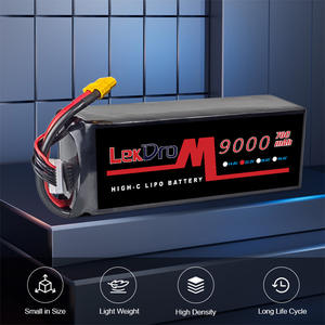 แบตเตอรี่ลิเธียมโพลิเมอร์ รุ่น FPV-HR-6S-9000 22.2V 9000mAh 70C ความจุสูง สำหรับโดรนแข่ง FPV ผลิตจากโพลิเมอร์เทอร์นารี ผลิตในกวางตุ้ง - Product Image 4