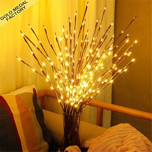 Led <strong>Branch</strong> <strong>Lights</strong> Vase Filler Willow Tree Artificial Twig <strong>Light</strong> for Bedroom Wall Home Christmas Decoration <strong>Lighted</strong> <strong>Branches</strong> Lamp - Product Image 1