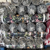 Tissu en polyester à impression dispersée de poids lourd pour la fabrication de draps, de parures de lit, de rideaux, de draps-housses