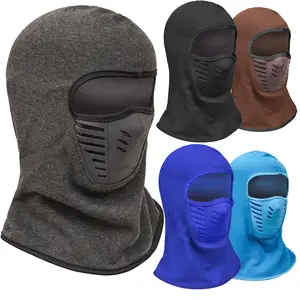 Motorcycle Full Face Mask Cover Fleece Unisex Ski Snow Moto Cycling Warm Winter Neck Guard Scarf Warm Protecting Mask