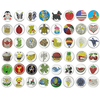Assortiment de marqueurs de balles de golf uniques et personnalisés en métal pour Longest Drive Eagle Bulk Funny Blank Golf Marker for Men