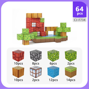 Ensemble de jouets cube de <span class=keywords><strong>puzzle</strong></span> magnétique en édition limitée avec taille de bloc de 2.0cm et boîte-cadeau pour l'apprentissage et l'imagination des enfants - Product Image 4