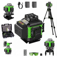 Niveau laser vert haute précision à faisceau vert, instrument auto-nivelant pour sols, éclairage extérieur lumineux, accepte l'OEM