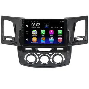 Android 10.0四核车载DVD播放器，用于丰田Fortuner AN50 AN60 HILUX Revo Vigo 2008-2014视频GPS自动收音机立体声