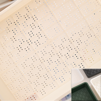 Nouvelle soucoupe rectangulaire pour pot de fleurs, plateau de récupération d'eau, soucoupes en plastique robustes pour plantes d'intérieur et d'extérieur