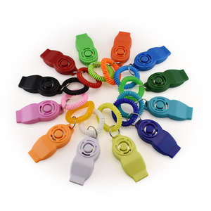 Benutzer definiertes Logo Outdoor Pet Dogs Training <span class=keywords><strong>Clicker</strong></span> Hochwertiger Hundetrainer Whistle <span class=keywords><strong>Dog</strong></span> Training <span class=keywords><strong>Clicker</strong></span> 2 In 1 - Product Image 6