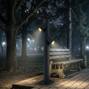 Nouvelles lampes de rue décoratives de jardin alimentées par courant alternatif en aluminium avec LED étanches IP65 de style moderne pour une utilisation en extérieur - Product Image 6