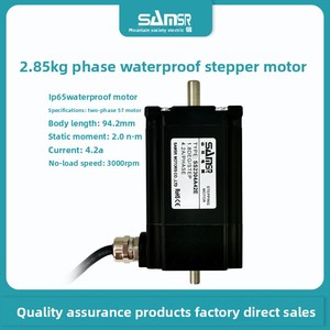 Motor Híbrido Shanshe SS2304A42E Bifásico, Impermeable, Resistente al Polvo, 57, Gran Torque, Doble Eje, Sin Voltaje Oficial - Product Image 2