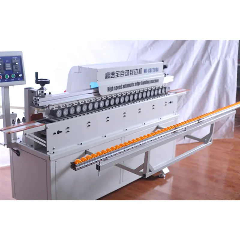 Factory hot selling high quality mini type portable high speed automatic small edge banding machine