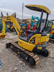 Miniexcavadora Hidráulica Usada Komatsu PC35MR-2 de 3.5 Toneladas, Excavadora PC35 con Brazo Giratorio para Construcción en Casa, Jardín y Granja - Product Image 6