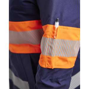 BLAKLADER-Chaqueta de invierno Hi-Vis para mujer de 447019778953S Azul marino/Naranja-EAN 7330509849552 ROPA DE TRABAJO DE LA HI-VIS - Product Image 4