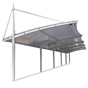 Toldo para Estacionamiento Comunitario, Estructura de Membrana para Exteriores, Cobertizo para Estacionamiento, Toldo para Bicicletas Eléctricas para Hospitales y Comunidades - Product Image 1