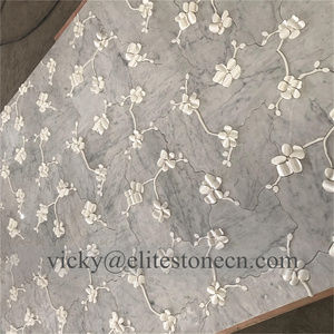 Chinesische Fabrik Lagerbestände Großhandelspreis Hochwertige 3D-Design Naturmarmor-Fliesenmosaik für Wand Boden Heimdekoration - Product Image 4