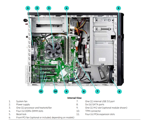 Servidor en Torre Proliant ML30 Gen11 de Marca, 128 GB de Memoria Máxima, Procesador <span class=keywords><strong>Intel</strong></span> Xeon Serie E-2400 - Product Image 3