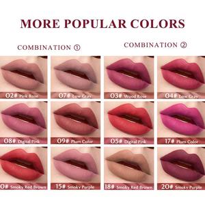 Nuevo Modelo de Set de Maquillaje de Labiales Líquidos Mate Veganos a Base de Minerales, 6 Piezas, Fórmula de Larga Duración a Prueba de Agua, Venta al por Mayor Personalizada - Product Image 4