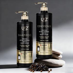 Caviar cheveux shampooing et après-shampooing biotine naturel bio anti-pelliculaire contrôle de l'huile sans sulfate <span class=keywords><strong>ensemble</strong></span> de soins capillaires - Product Image 1