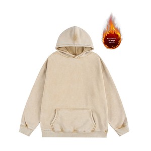 Nuova <span class=keywords><strong>Felpa</strong></span> <span class=keywords><strong>con</strong></span> <span class=keywords><strong>Cappuccio</strong></span> da <span class=keywords><strong>Uomo</strong></span> Autunno/Inverno, 450 Grammi, in Pile Pesante Lavato <span class=keywords><strong>con</strong></span> Tasca - Product Image 4