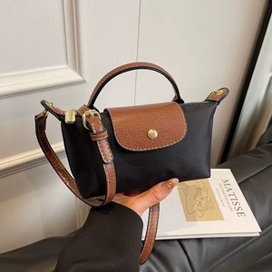 Novedad 2026: Bolso de hombro cruzado unisex de lujo con cremallera, de tela Oxford, mini, informal, económico y a la moda, con cadenas. - Product Image 5