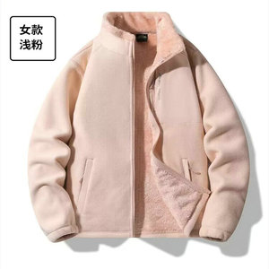 7.69 Dollar modèle TF001 <span class=keywords><strong>polaire</strong></span> doublé à capuche course en plein air randonnée hommes hiver moto coupe-vent vestes pour femmes - Product Image 4