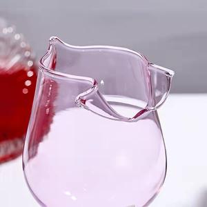2022 nouveau Design Offre Spéciale Haute Borosilicate Rose Rouge Vin <span class=keywords><strong>Cocktail</strong></span> Gobelet Tasse - Product Image 3