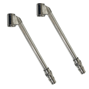 Inflador de Neumáticos de Doble Cabezal Tipo Lápiz de Alta Resistencia con Conector NPT Hembra y Herramienta de Inflado con Boquilla de Aire - Product Image 1