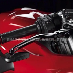 Palancas de Freno y Embrague Ajustables CNC para <span class=keywords><strong>DUCATI</strong></span> 1199 <span class=keywords><strong>1299</strong></span> 899 959 Panigale S R, Accesorios para Motocicleta, Palanca de Manillar Plegable con Logotipo - Product Image 5