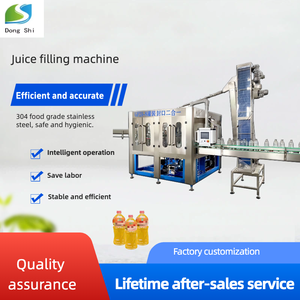 Máquina De Enchimento De Suco Totalmente Automático, Linha De Produção De Bebidas De Frutas Frescas, Enchimento A Quente E Engarrafamento Três-em-um - Product Image 1