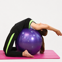 Ensemble de yoga deux pièces, tapis de yoga NBR épaissi antidérapant, ballon de yoga anti-explosion, épaisseur 10 mm, poids 1500 g
