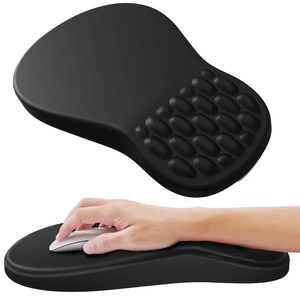 Tappetino ergonomico per Mouse <span class=keywords><strong>da</strong></span> massaggio in Memory Foam antiscivolo integrato con supporto per il <span class=keywords><strong>polso</strong></span> - Product Image 1