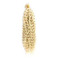 Cheveux bouclés en fibre haute température de 14 pouces, Freetress, Deep Twist, Water Wave