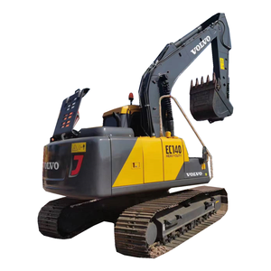 Excavatrice compacte Volvo en excellent état, à balancement de queue nul et à haute efficacité, excavatrice Volvo 140 d'occasion pour la construction urbaine - Product Image 1