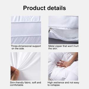 Super Soft Easy Care Colorfast 100% Polyester Fiber Pinch Pleated <strong>Pillows</strong> Soft Fluffy Neck Support For Comfortable Sleeping - Product Image 5