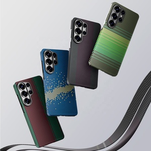JOYPORODO V-K01 <span class=keywords><strong>Coque</strong></span> magnétique antichoc en fibre d'aramide pour <span class=keywords><strong>Samsung</strong></span> S26 S25 S24 Ultra Plus, ultra-fine et tendance en fibre de carbone - Product Image 1