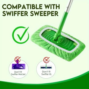4 Reusable Mop Pads with High Water Absorption and Ultra-fine Fiber Cleaning Pads That Can Firmly Adhere To Most Standard Mops - Product Image 6