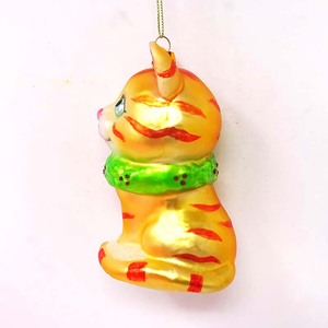 Usine en gros meilleure vente noël 2025 mignon pendentif <span class=keywords><strong>chat</strong></span> chanceux jaune - Product Image 2