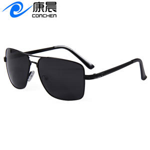 Nouvelles lunettes de soleil polarisées pour hommes, monture en métal, verres TAC UV400, design carré, pour la pêche, la conduite, la protection solaire, tenues tendance - Product Image 4