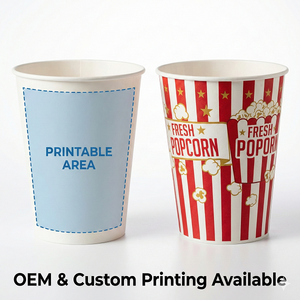 ถังใส่ป๊อปคอร์นพิมพ์ลายคุณภาพพรีเมียม ปรับแต่งได้ ใช้แล้วทิ้ง เกรดอาหาร สำหรับโรงภาพยนตร์และงานอีเว้นท์ - Product Image 4