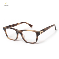 Montures de lunettes optiques unisexes carrées en acétate de qualité supérieure – Design léger à monture complète, plaquettes de nez confortables, écologiques et anti-UV