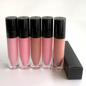 Gloss à lèvres de qualité supérieure, tube <span class=keywords><strong>noir</strong></span>, parfum vanille, gloss à lèvres pailleté pour logo personnalisé - Product Image 1