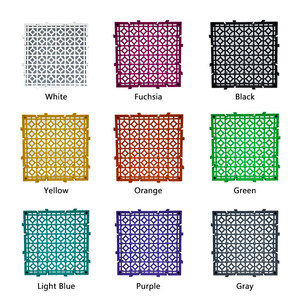 Tapis de sol emboîtables pour drainage, 40x40x4.0cm, pour laveries automobiles et ateliers de réparation, livraison directe usine Sunny Weather SW-ZH014 - Product Image 3