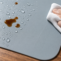 Tapis de table en silicone écologique recyclable, imperméable, résistant à la chaleur et aux taches