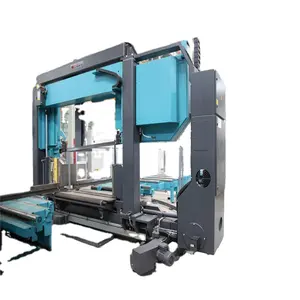 높은 생산 효율 지능형 Raintech DCR1000 CNC 밴드 톱 기계 강철 섹션 H-빔 톱질 용