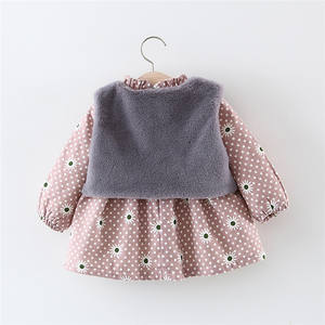 Compras en Línea de Abrigos Cálidos de Invierno para Niñas, Abrigo de Piel para Bebés, Conjunto de Ropa para la Nieve, Vestido Africano Talla Grande - Product Image 2