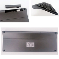 Clavier sans fil Slim 2,4 GHz avec pavé tactile, mini clavier avec pavé tactile