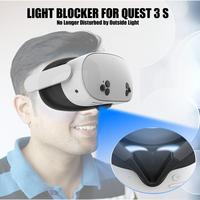 Coussinets de nez en silicone Blackout pour casques VR 2 et 3s – Améliore l'expérience de jeu – Fabriqué en Chine