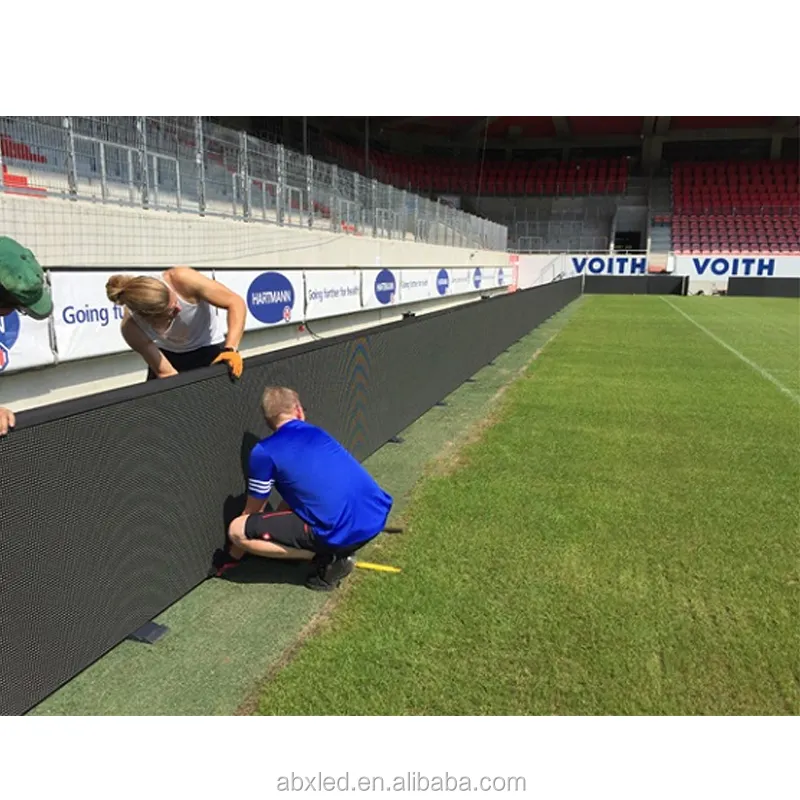 Valla de estadio P16, pantalla led, perimetro de fútbol, Panel led, publicidad electrónica