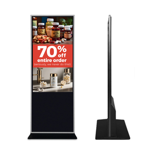 50 Inch Vertical 4K <b>Digital</b> Signage Shopping Animation Android Software IR Touchscreen Floor Standing LCD Advertising Player - Product Image 1